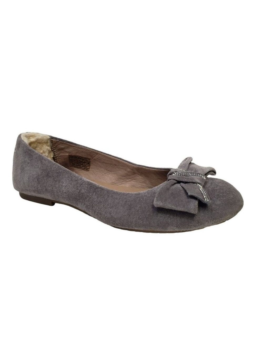 UGG Australia suede Ballet Flat Swarovski Crystal size 9